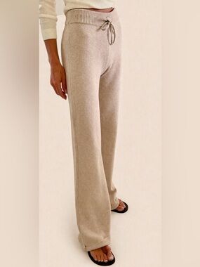 Garage Soft Knit Sweater Pants – Butter Cookie Mélange – XXS – NWOT